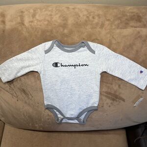 Champion NWT 3M Grey Baby Onesie NWT